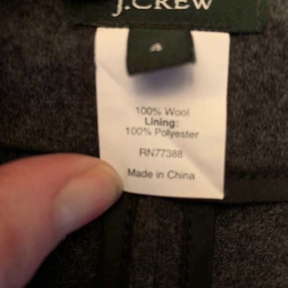J.Crew Heathered Carbon Gray Tuxedo Jacket - Picture 5 of 5